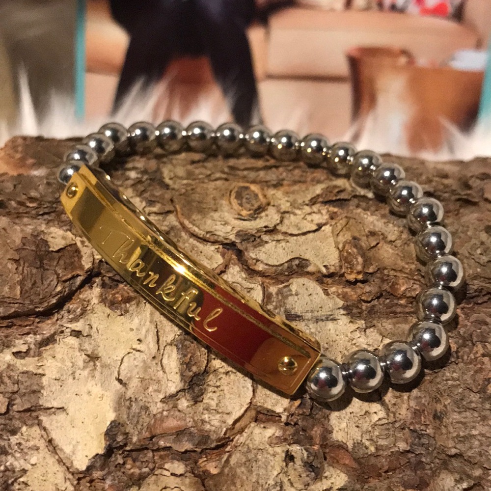 3 Rustic cuff bracelets Hazel Thankful Emerson euc - Picture 6 of 8